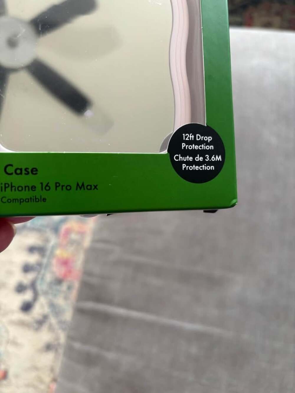 Kate Spade New York iPhone 16 Pro Max Wavy Case Mirrored Soft Pink MagSafe NIB - Picture 2 of 4